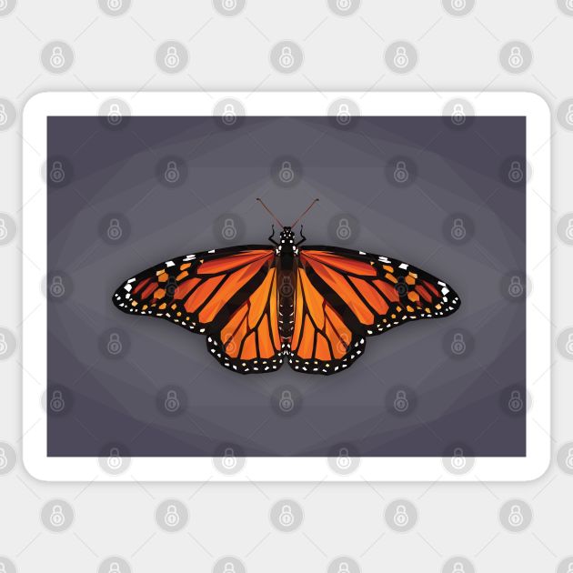 Monarch Butterfly Sticker by ErinFCampbell